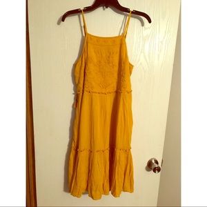 Mustard sun dress. Never worn.